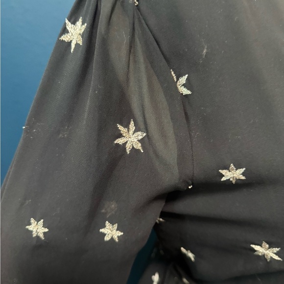 Lovers and Friends Black Star Patterned Dress S - Picture 3 of 7